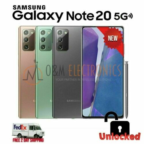 Samsung Galaxy Note 20 5G 128GB Factory Unlocked - Used