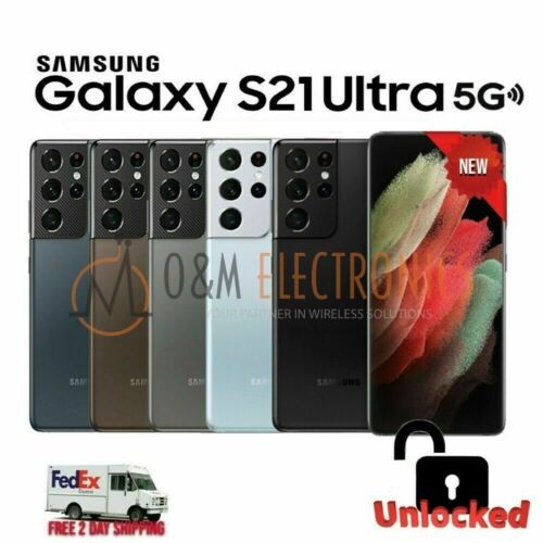 Samsung Galaxy S21 Ultra 5G SM-G998U 128GB - Black Fully Unlocked