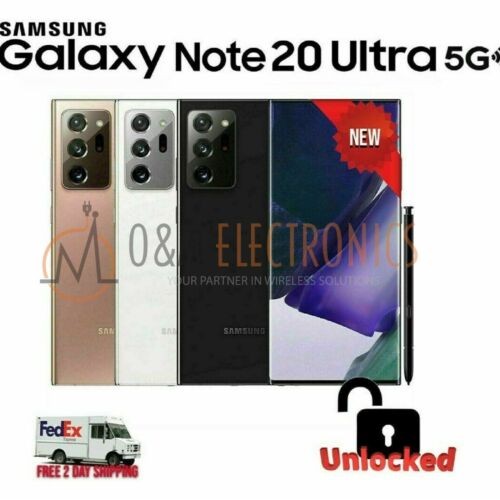 Samsung Galaxy Note20 Ultra 5G - 128GB Brown | Black | White Unlocked