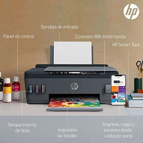 HP Smart Tank 515 Printer Wireless, Print, Scan, Copy, All In One Printer, Upto 3 years of printing already included* - Black [1TJ09A]